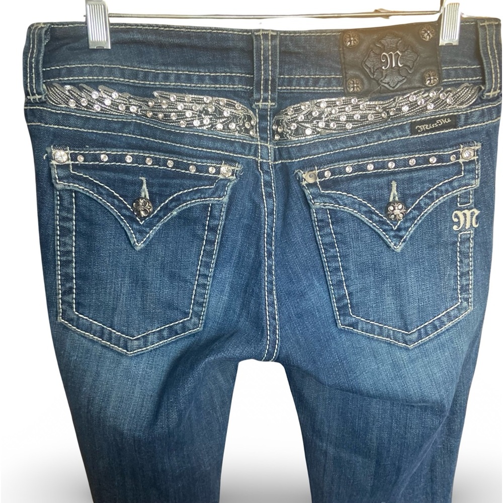 Miss Me Bling Angel Wings Bootcut Jeans Size 30